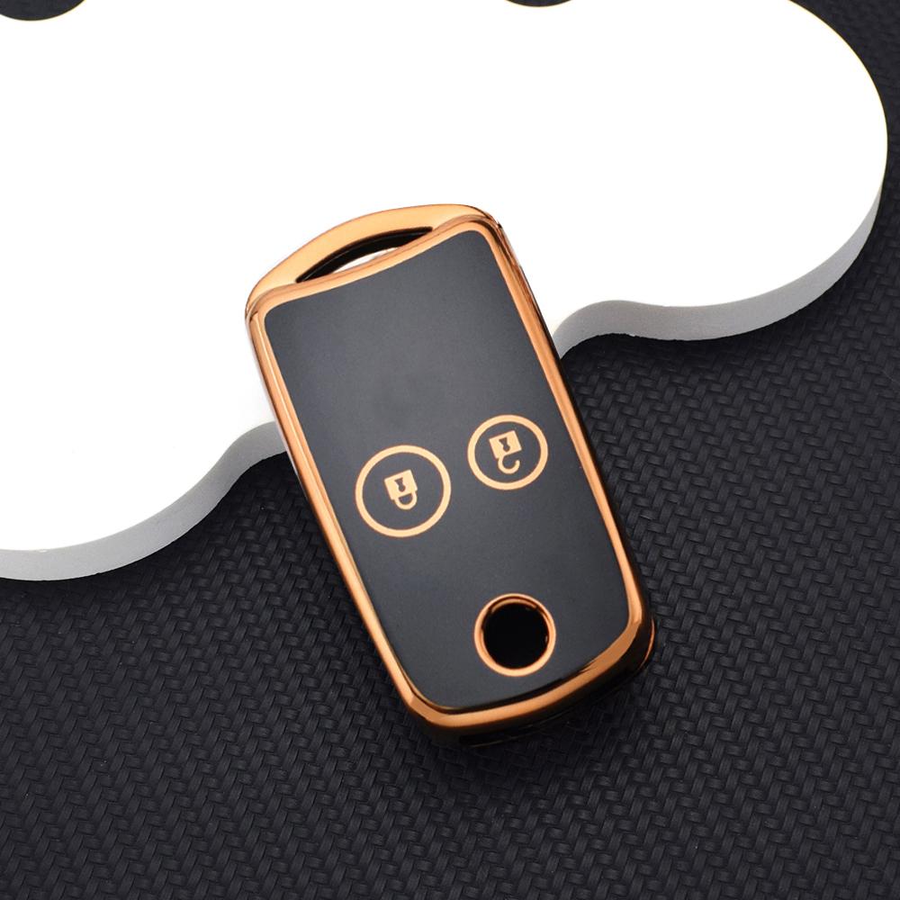 

For Honda Acura 2/3 Button Flip Key Cover Shockproof TPU Case Fit For Civic Accord CR-V HR-V Odyssey TL TSX Key Holder Ring