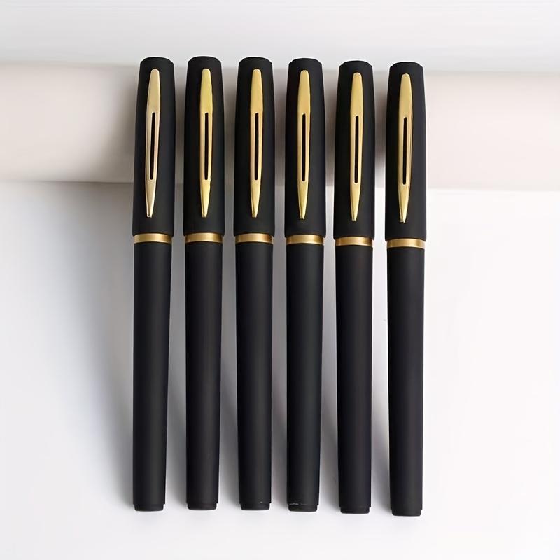 1 Pen+10 Replacement Refills, Ballpoint Pen for Daily Office and Study Writing, Simple Style Gel Pen (black Ink)