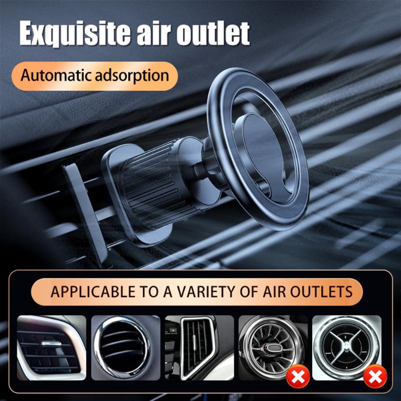 Air Outlet Type Magnetic Suction Mobile Phone Holder 360 Degrees Handset Holders Universal Car Bracket Interior Accessories