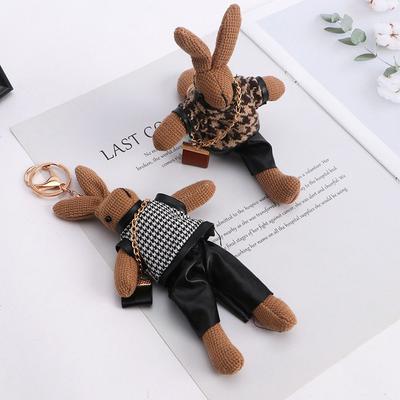 Přívěsek Kreslený Držák na Klíče Dětská Látka Korejský Styl Kroužek na Klíče Přívěsek na Tašku Dekorace Dámské Králičí Klíčenky Dívčí Auto Příslušenství