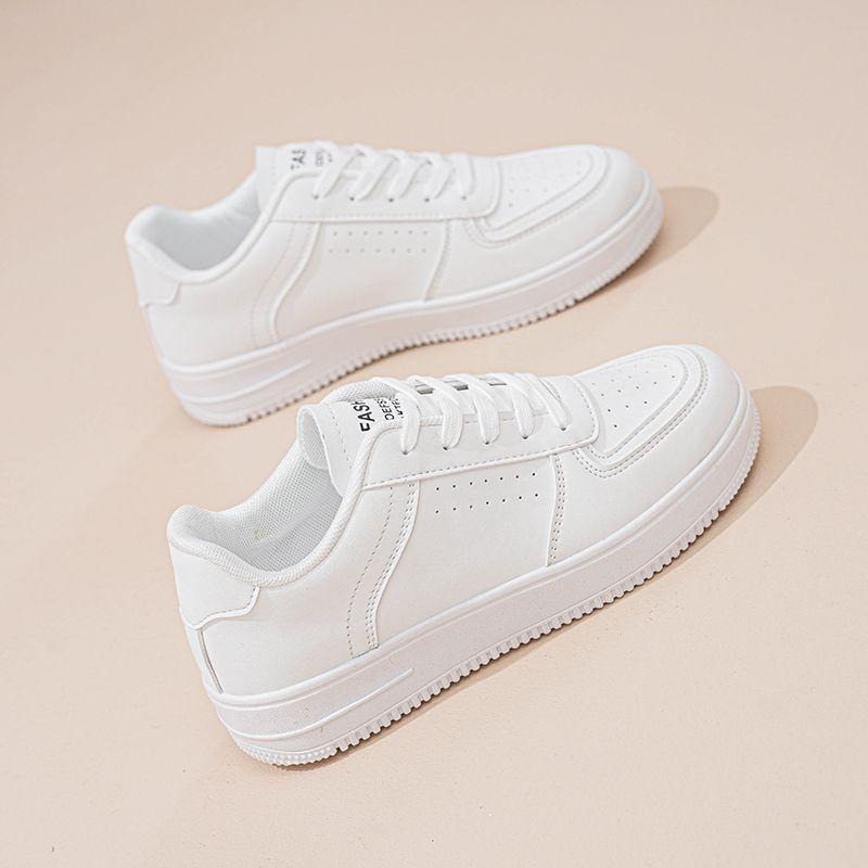 New classic little white shoes women's versatile muffin thick-soled heightening women's shoes casual new breathable board shoes
