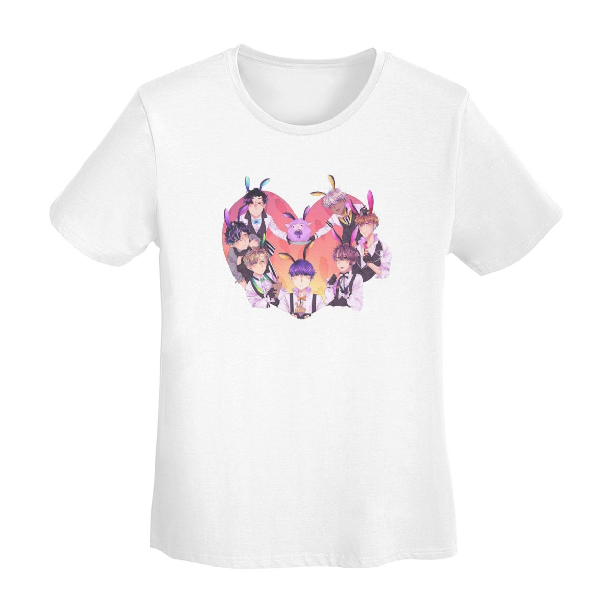 

Bunny Event Obey Me TShirt Women Short Sleeve T Shirts ONeck Clothes Cotton Summer Tees Streetwear S