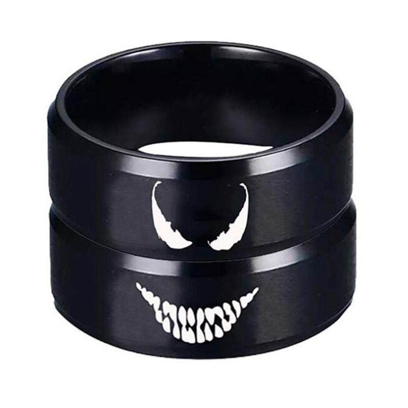 Fashion Popular Movie Character Icons Stainless Steel Rings Cosplay Props Men Women Couple Love River  Accessories Gifts