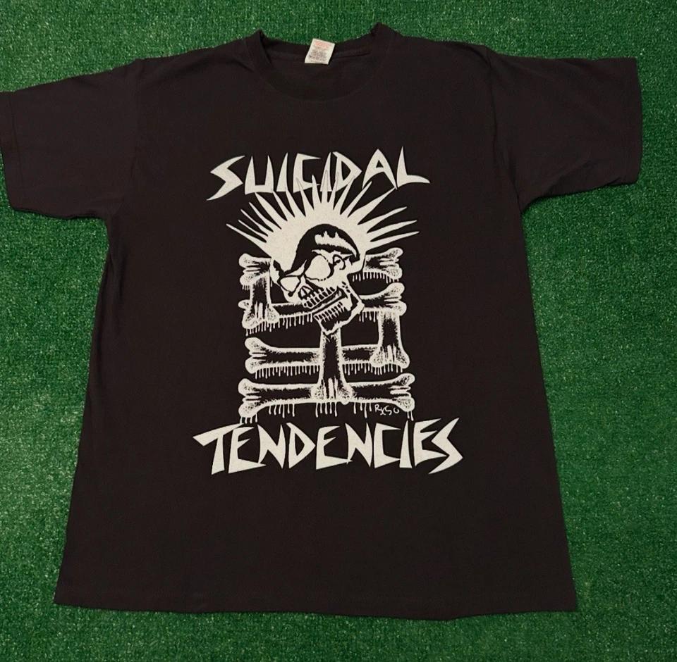 

Vintage 90s Suicidal Tendencies Band Tee Shirt VTG Double Sided Mens Size M 4XL