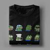 Pepe Peepo Variety Set Men T Shirt Fun Tees Short Sleeve Crewneck T-Shirts Pure Cotton Graphic Tops
