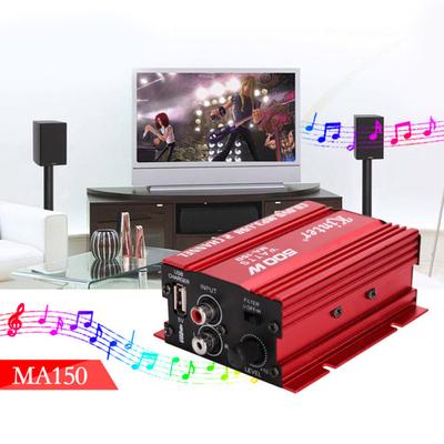 MA150 500W Motocykl samochodowy 12V 2CH 2-kanałowy wzmacniacz audio AMP Subwoofer