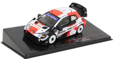 IXO Scale Toyota Yaris WRC 2021 Rally Monza Winner 1 Ingrassia Finished Model RAM822A 1/43 No. S. Ogier/J.