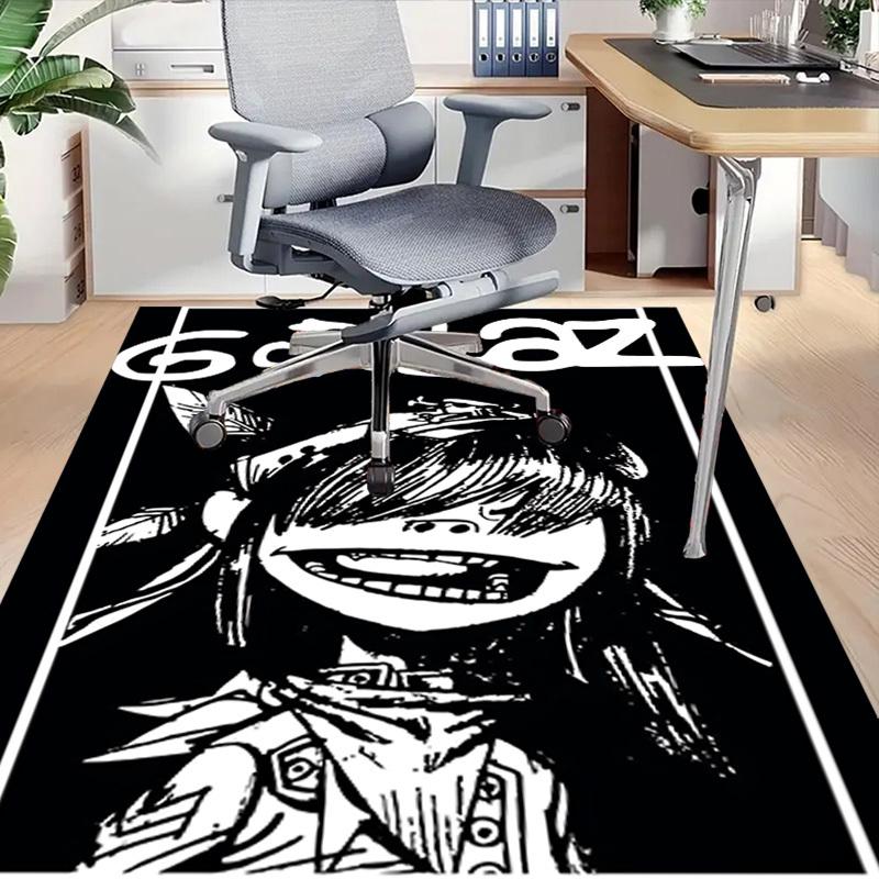 1pz Tappeto Gorillaz, Tappeto per Ufficio Tappetino da Esterno Decorazione per la Casa Tappeto da Zona Festival
