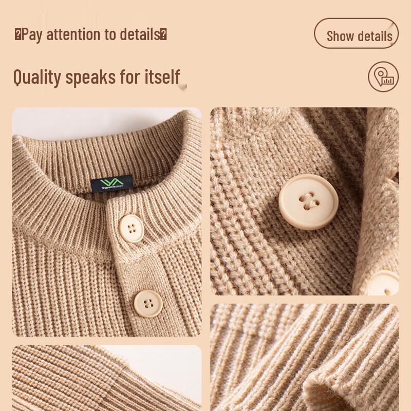 Fingercroxx Herren Casual Pullover mit Stehkragen