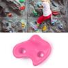 10 PZ Presa Arrampicata Roccia PE Ergonomica Confortevole Sensazione al Tatto Maniglie Parete Arrampicata per Interno Esterno Rosato
