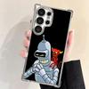 Cartoon Funny F-Futuramas Soft Phone Case For Samsung Galaxy S26 Ultra S25 Edge S24 FE S23 Plus S22 S21 + S20 Plating Anti-Fall