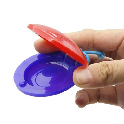 2 pezzi di nacchere per dita strumento a percussione giocattolo musicale per bambini piccoli educazione musicale precoce