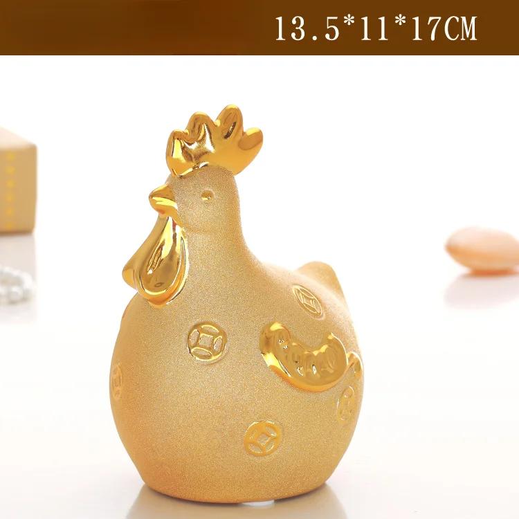 1PCS handmade ceramic cute twelve zodiac monkey chicken dog mouse dragon piggy bank home storefront front desk decoration