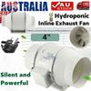 45W 220V 4"" Exhaust Fan Home Silent Inline Pipe Duct Fan Bathroom Extractor Ventilation Kitchen Toilet Wall Air Cleaning