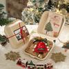 Ornements Peluches Arbre de Noël faits à la main et Décorations Clochettes Nouvel An pour Suspendre dans la Voiture