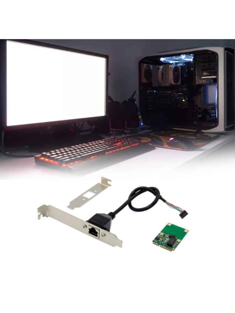 Mini PCIe Gigabit Single Port Server Networking Card I210AT Ethernet RJ45 Adaptors Card 2.5Gbps