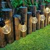 Vintage LED Solar String Lights - G50 Transparent Ball for Outdoor Garden Patio Decor