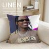 Music Travis Scott Cushion Cover Pillowcase Set Pcs X X Breathable Washable Sofa Cushion Cover