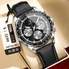 POEDAGAR National Top Swiss Brand New Sports Style Three-Dial Six-Hand Multifunctional Men's Watch