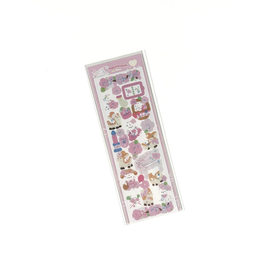 Korean Cute Cartoon Animal Christmas Stickers – Korean Style DIY Decorative Diary Decals