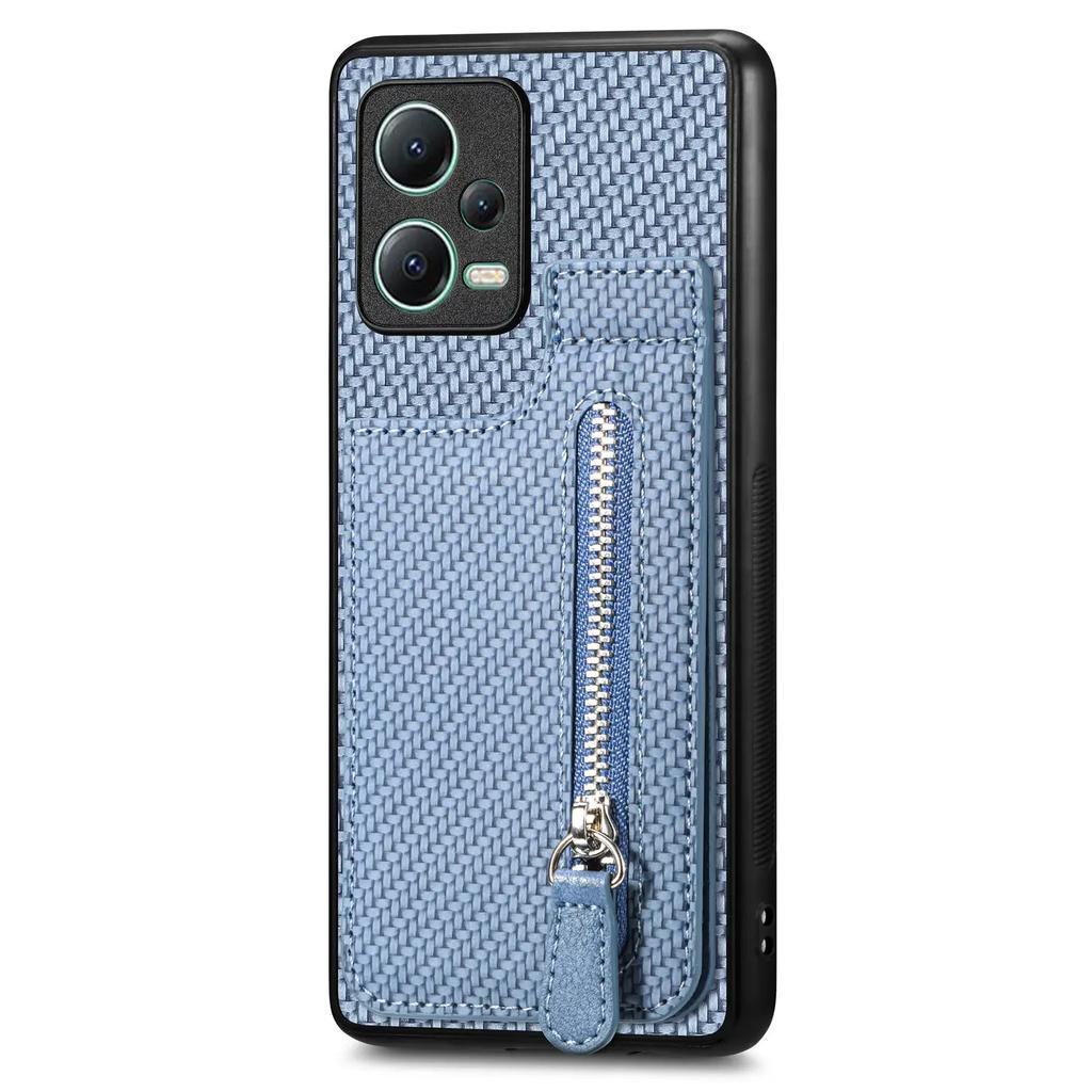 Zipper Wallet Vertical Cards Solt Case For XiaoMi Redmi Note 13 Pro Plus 12 10s 10 4G 13T POCO X3 NFC X6 X5 13C Bag Stand Cover