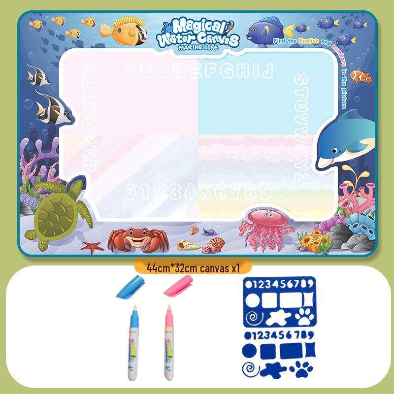 Magic Water Canvas: Children's Educational Drawing & Doodle Mat Easel