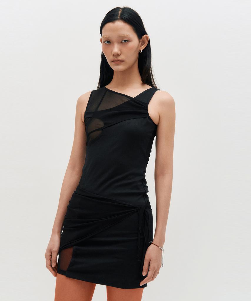 Kimjisu In&Out Sleeveless Dress _ Black