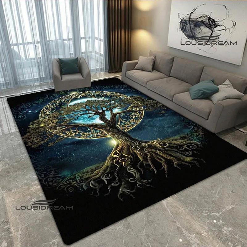Tree of Life printed carpet kitchen mats Non -slip carpet outdoor carpets area rug bedroom decor pink room decor birthday gift