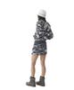 Akam Camouflage Logo Sweat Skirt (Gray)
