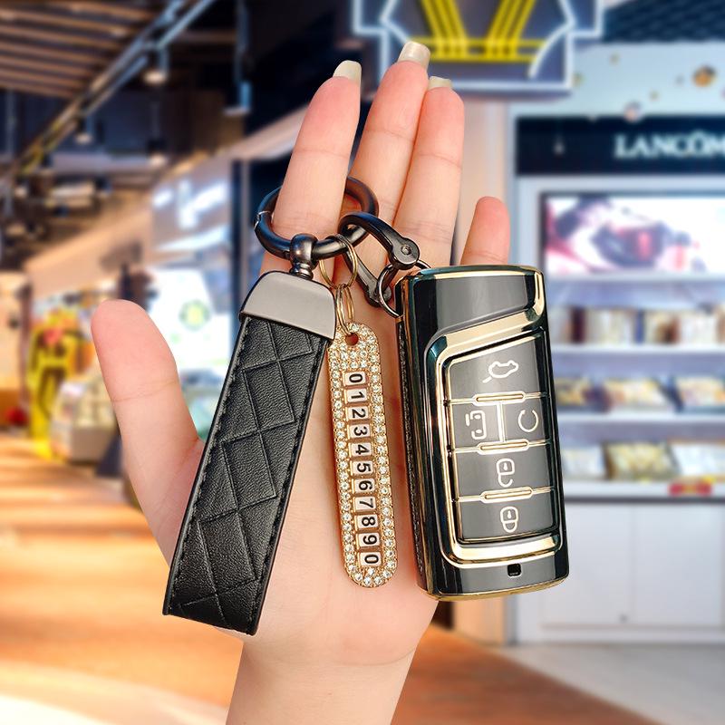 Durable Car Key Case for GAC GA468: Full Protection for GS3, GS5, GS8, M6, M8