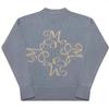 Unisex High-Quality Round Neck Knit Sweater with Letter Design