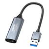 4K USB 3.0/Type-C Video Capture Card HDMI-compatible Grabber Recorder for PS4 Game DVD Camcorder Camera Recording Live Streaming