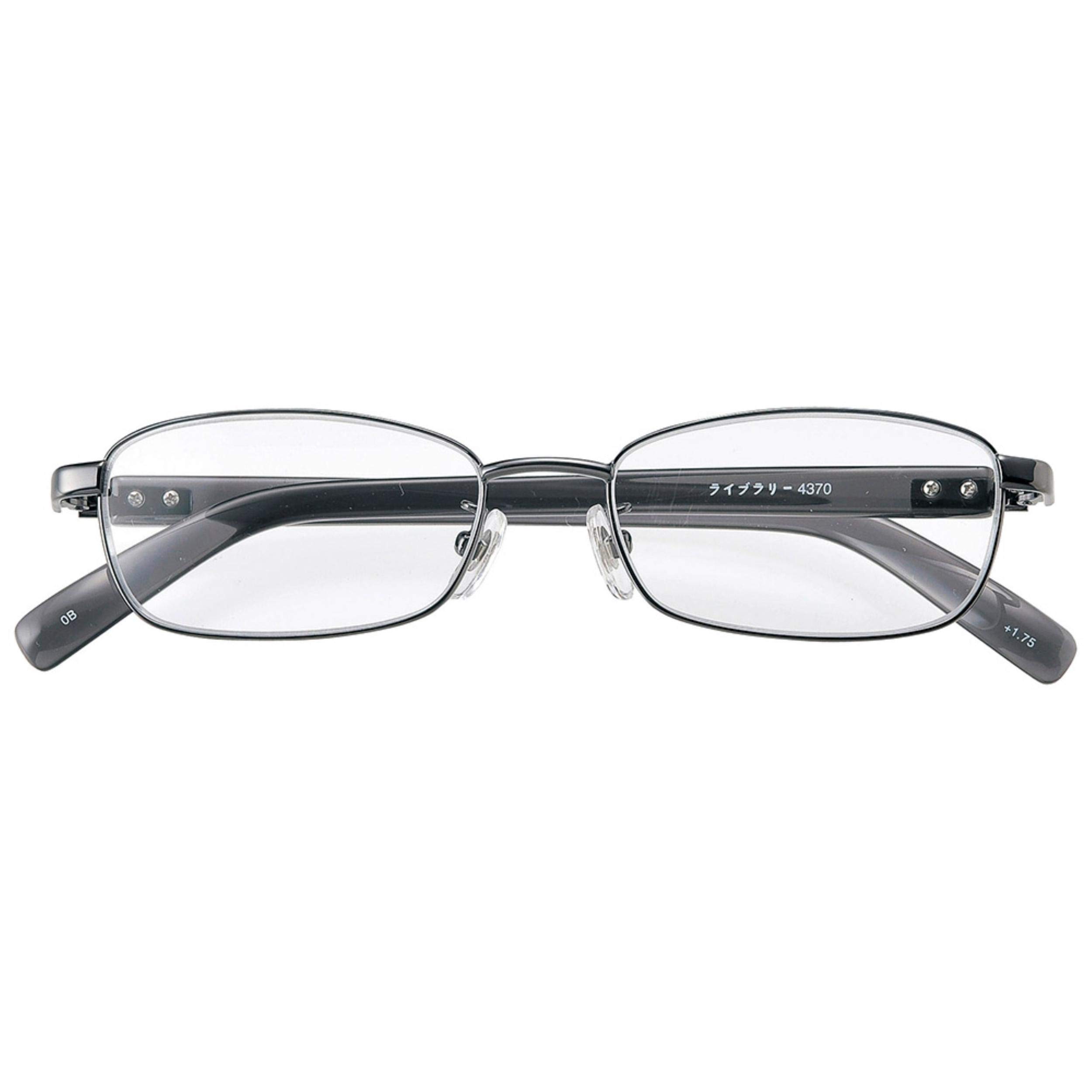 

Meigan reading glasses for men, with intermediate and high prescriptions available. Comfortable fit with plastic temples, reduced eye strain, and asph