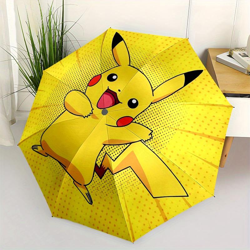 1pc Pikachu Themed High-quality Umbrella,Automatic Opening and Closing Umbrella,Multi-functional Umbrella G0811246