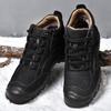 Genuine Leather Men Shoes Waterproof Outdoor Men Boots Comfortable Men Walking Hiking Shoes