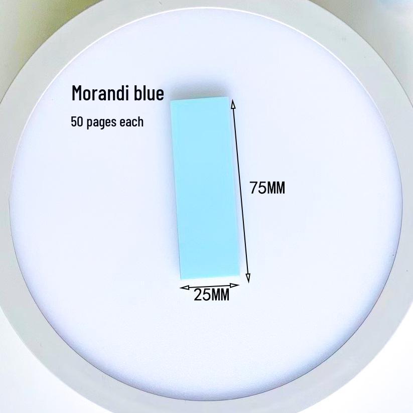 Transparent PET Morandi Sticky Notes for Students