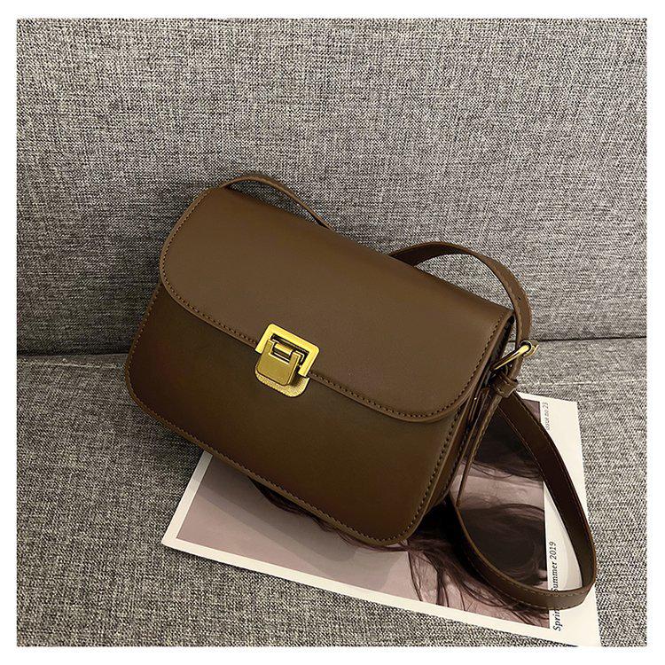 2024 Retro-Style Women's Small Square Commuter Shoulder Bag - Classic & Versatile