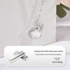 925er Sterling Silber Ginkgo Blatt Halskette: Drei Leben, Ein Schicksal - Elegante Schlüsselbein-Kette Geburtstagsgeschenk für Frauen