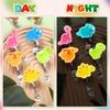 1/5Pcs Dinosaur Badge Reel Holder Glow In The Dark Metal Clip Cute Portable Retractable Teacher Office Nurse Doctor Badge