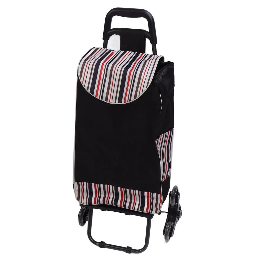 Klappbarer Handwagen, Handwagen aus Edelstahl, schwere Tragkraft, Gepäckwagen mit Tasche für den Umzug