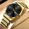 Fashion Retro Diamond Dial Casual Watches Round Stainless Steel Waterproof Luminous Clock Quartz Wristwatch for Women Gift