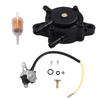 Durable-Fuel Solenoid Replacement Kit For Kohler Models 24-757-01-S 2475701S CH18-CH25 CH620-CH740 CV20 CV640
