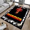 1pc Rammstein Heavy Metal Carpet for Playroom Bedroom Living Room Sofa Home Decor,kids Game Area Rug Non-slip Floor Mat Y730165