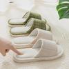 Unisex Cotton-Linen Indoor Slippers: Soft, Silent, Non-Slip