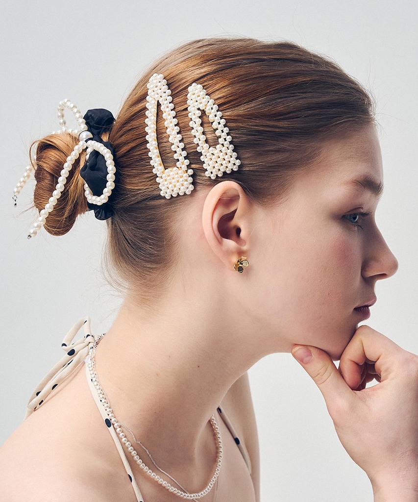 Dana Burton Pearl Cluster Snap Clip