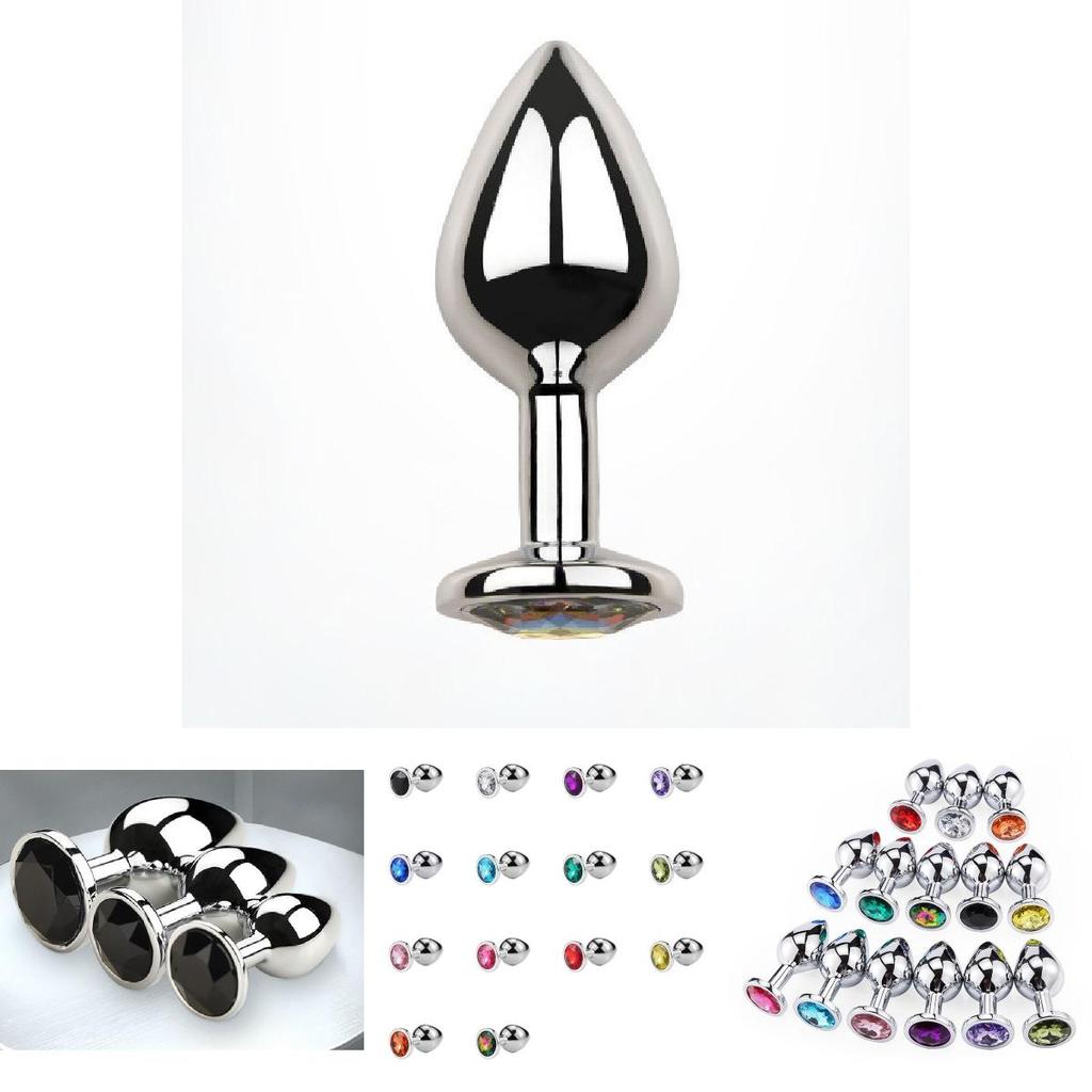 High-quality Adult Metal Anal Plug For Men And Women Sensual Play