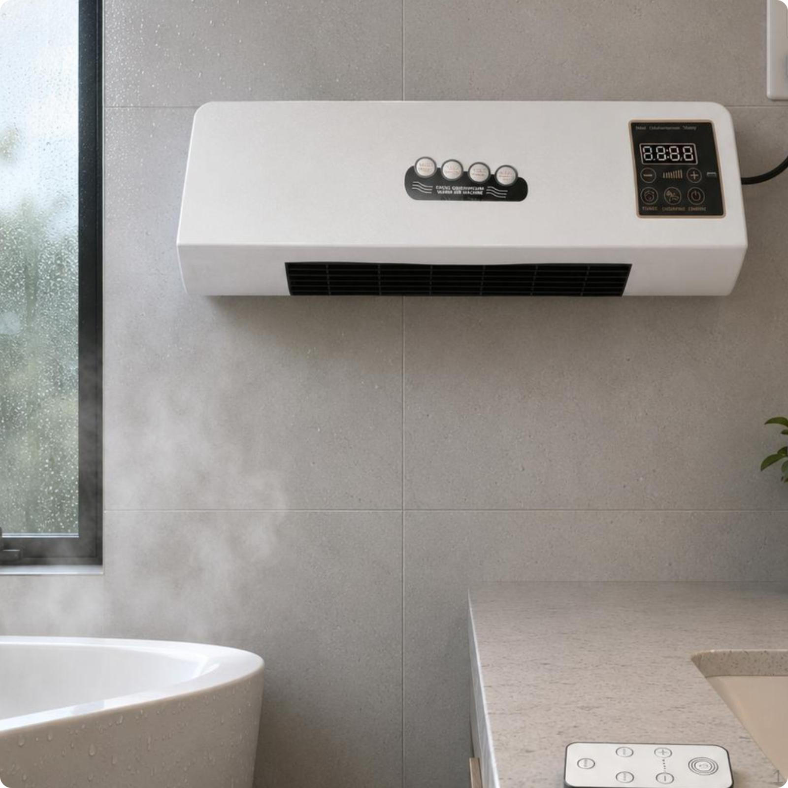 Heater and Air Conditioners 2in1 WallInstalled Chilling Unit PTC Fast Heating Portable Mini