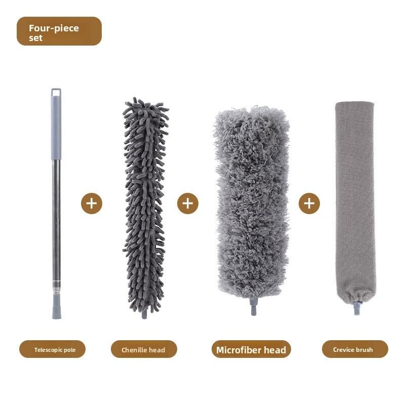 

Retractable Chicken Feather Duster Cute Design Dust Brush for Sofa Bed Household Cleaning Office Supplies chicken feather duster