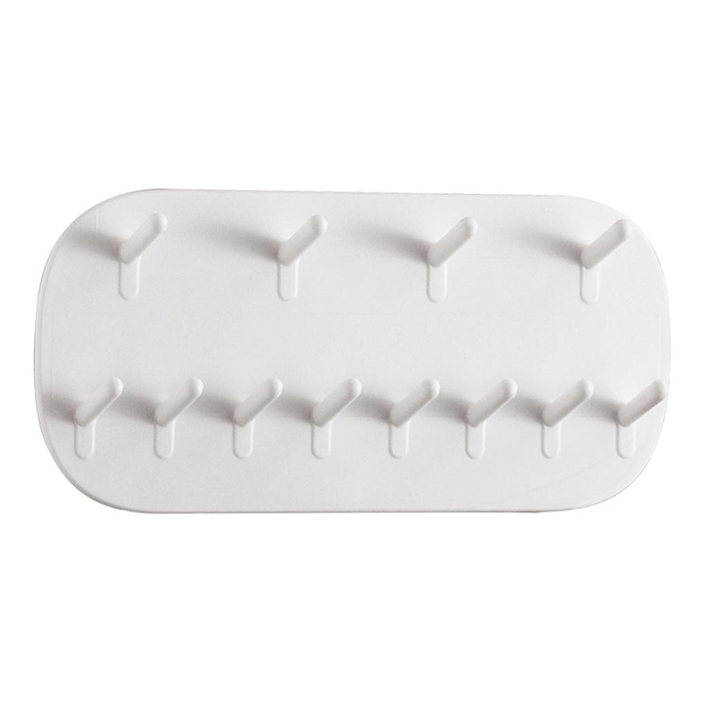 Self-adhesive Necklace Holder Plastic Necklace Organizer Wall Mounted for Necklace Jewelry Bangles Bracelets and Rings