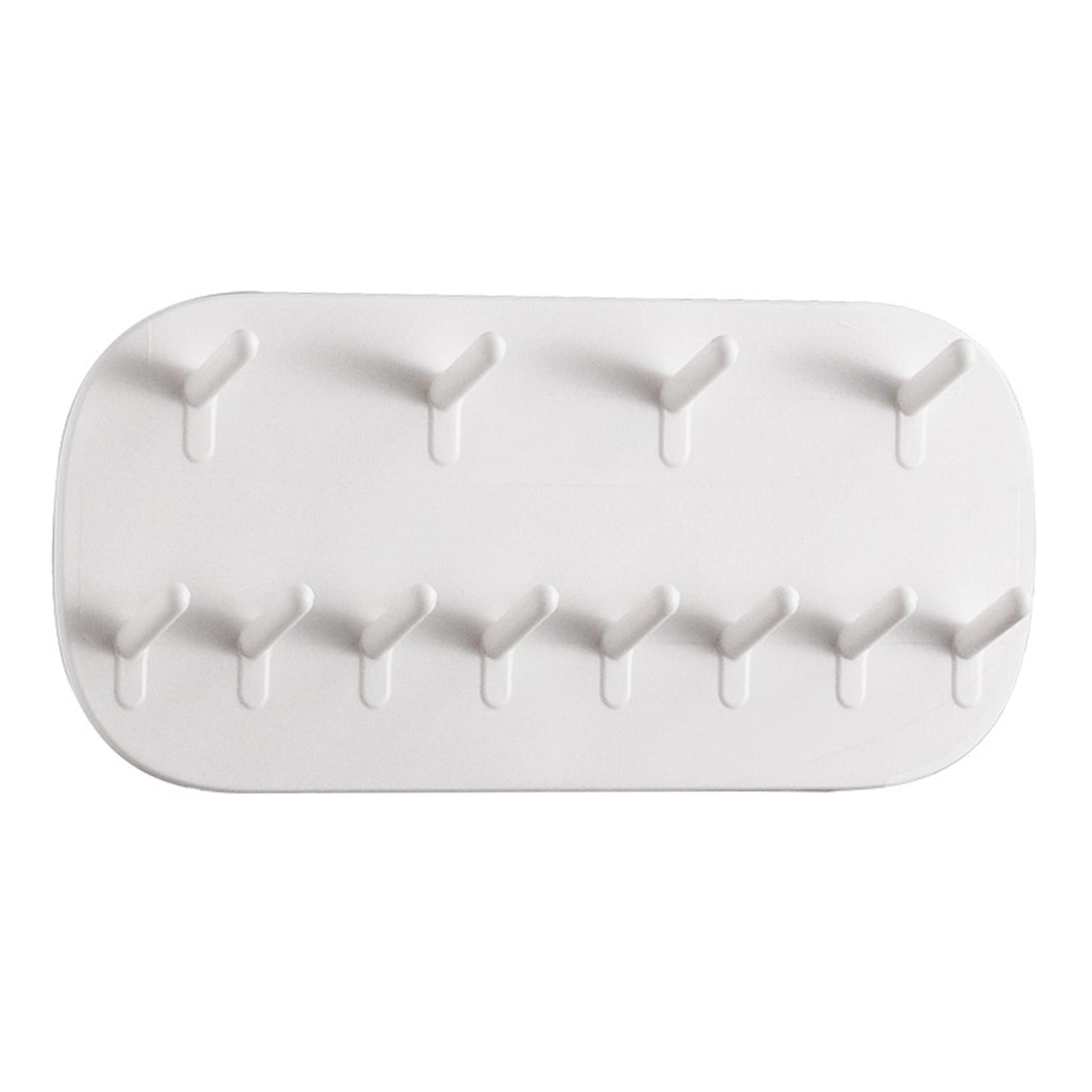 

Self-adhesive Necklace Holder Plastic Necklace Organizer Wall Mounted for Necklace Jewelry Bangles Bracelets and Rings 1